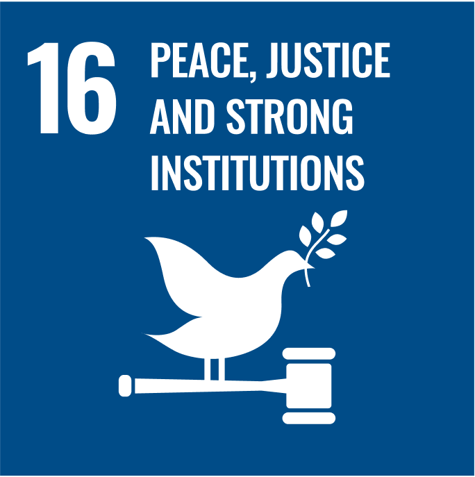 sdgs 16 PEACE, JUSTICE AND STRONG INSTITUTIONS